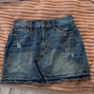 Blue jean skirt